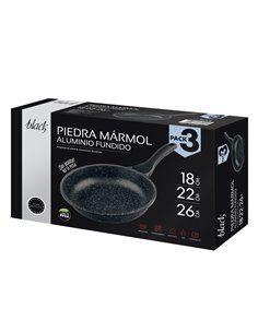 Sarten Al Fund Piedra Set 3 Ps 2
