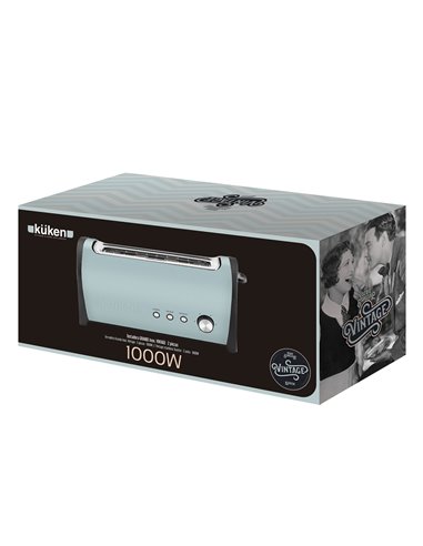 Tostadora 2pc 1000w Grande Kuken Vintag