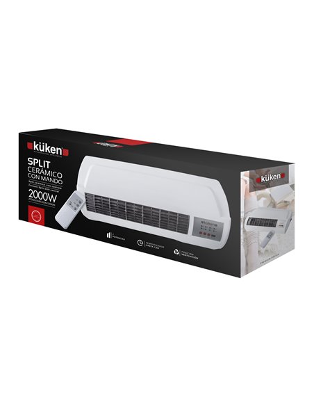 Calefactor split cerámico küken 2000w