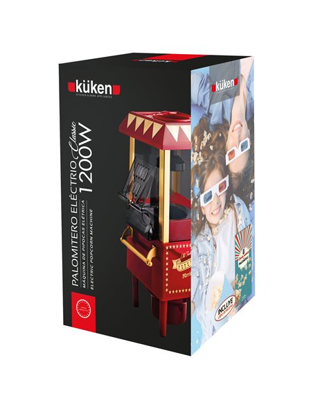 Palomitero Electrico Classic 1200w Kuken