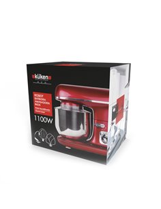 Robot Batidora Amasa 1100w Kuken Red 2