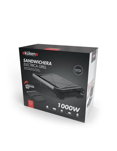 Parrilla Grill 1000 W Kuken