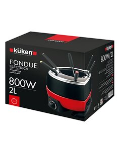 Fondue Electrica Kuken 800w 2 L 2