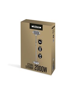 Estufa Exterior 650/1350/2000w Kuken 2