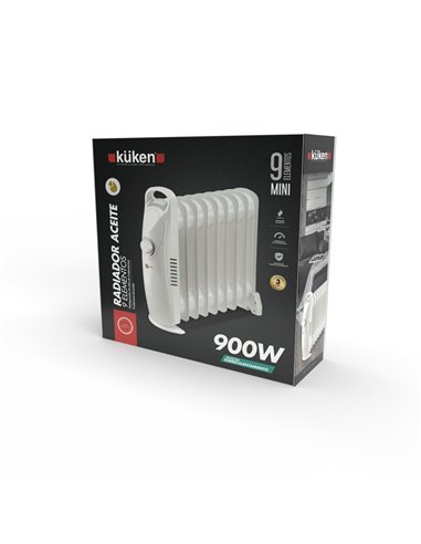 Radiador De Aceite 9 Element 900w Mini