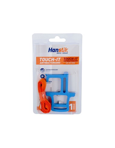 Touch-It Antibact Azul+Lanyard Bl 1