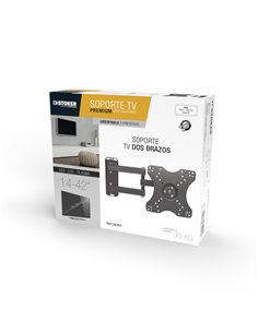 Soporte TV-Lcd 30kg 14”-42” Dos Brazos 2