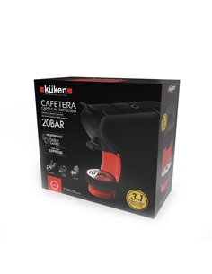 Cafeteira cápsula 3 em 1 20 bar küken 2