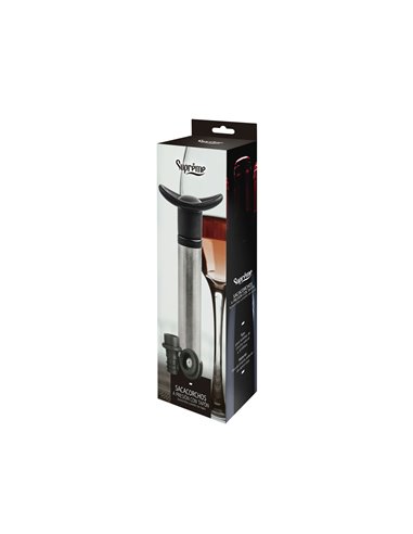 Bomba Vacio Vino 2 Tapones Supreme