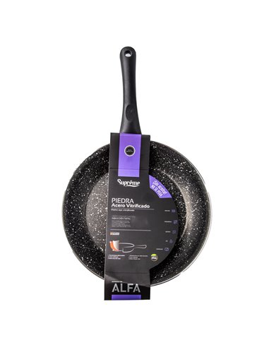 Sarten Acero Vitrificado Piedra 20 Cm