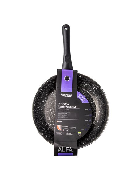 Frigideira de aço vitrificado em pedra Supreme 26cm