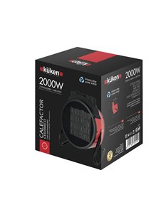 Calefactor Ceramico Prof 2000w C/Termost 2