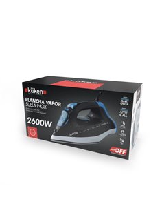 Ferro a vapor com sola cerâmica 2600w 2