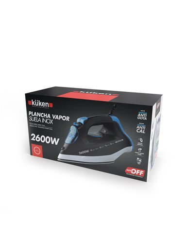 Plancha Vapor 2600w Suela Ceramica