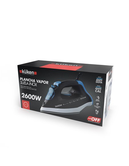 Plancha Vapor 2600w Suela Ceramica