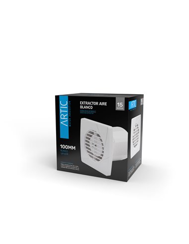 Extrator de ar Artic 15w 100mm branco