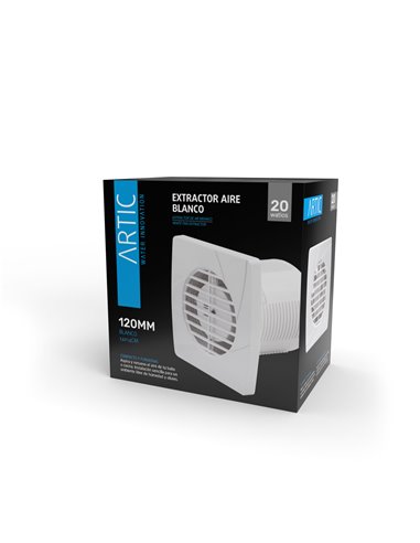 Extrator de ar Artic 20w 120mm branco