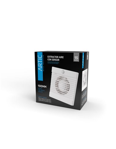 Extractor Aire Sensor 15w 100mm