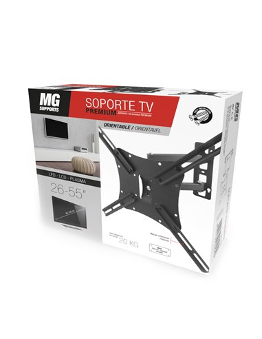 Soporte TV-Lcd Cruz Extens 20kg 26"-55"