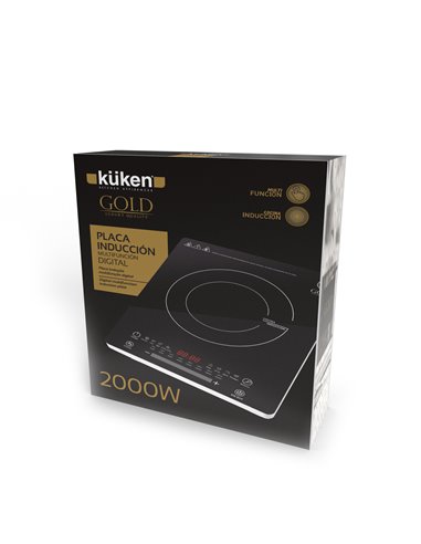 Placa Induccion Digital 2000w Kuken Gold