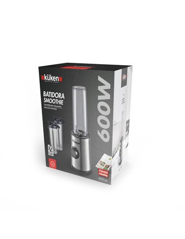 Batidora Smoothie Kuken 800ml 2Vas 600w