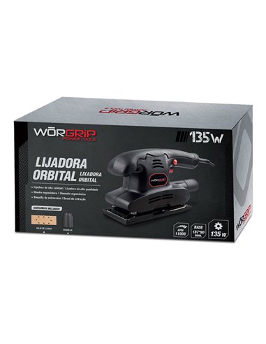 Lijadora Worgrip Orbital 135w