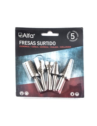 Fresa 5 Pc Surtidas