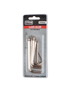 Conjunto de chave Allen de carbono Stein com anel 10 peças 2