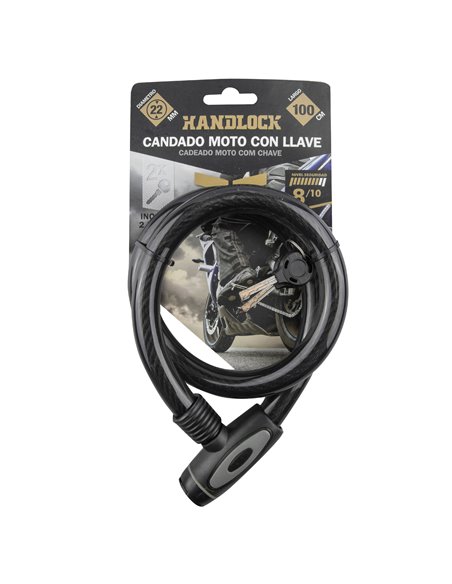 Candado Moto 22mm X 100cm