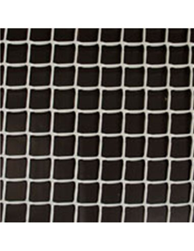 Malla plástico blanca akhuo 18 mm 1,0 x 25 m