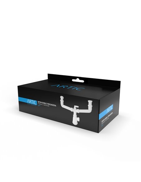 Sifão duplo Artic com válvula de cesto de 1 1/2"
