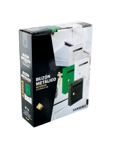 Buzón interior metálico handlock verde