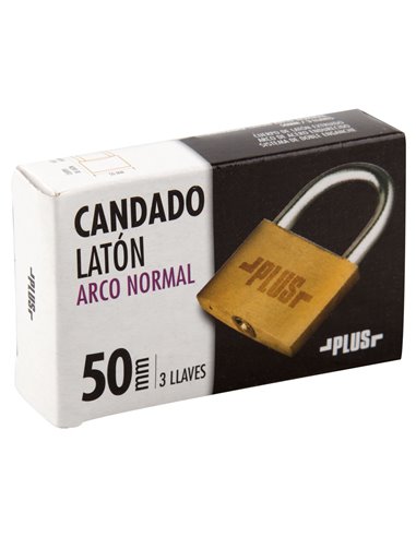 Candado Laton Plus A/N 50 Mm
