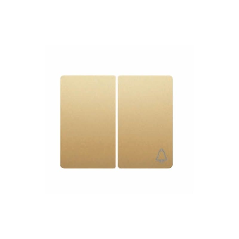 Tecla para conmutador + pulsador DORADO ODISEA BJC IRIS 18715-OD