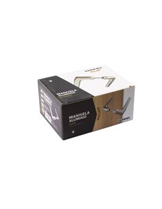 Manilla Aluminio 110mm Cuadr 8mm Plata 2