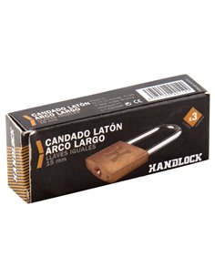 Candado Laton Handlock A/L15 Ll/Iguales 2