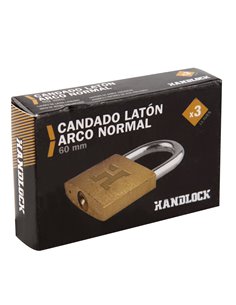 Candado Laton Handlock A/N 60 Ll/Ig 2
