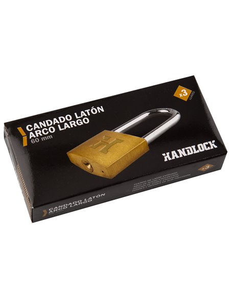 Candado Laton Handlock A/L 60 Mm