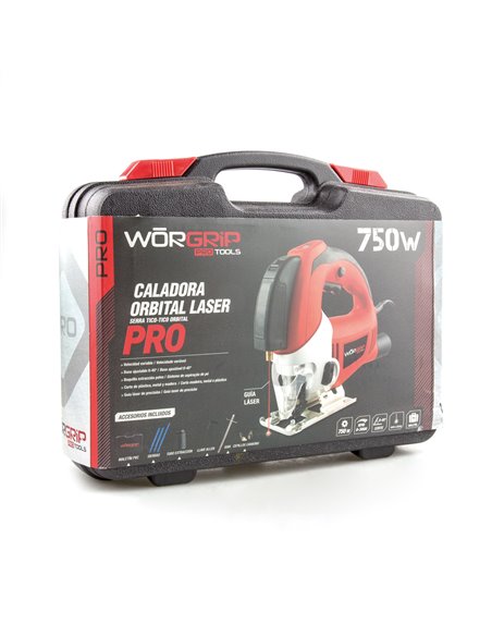 Caladora Orbital Laser Worgrip-Pro 750w