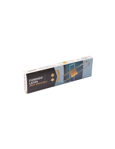 Candado Laton Handlock Arco Reg 50mm