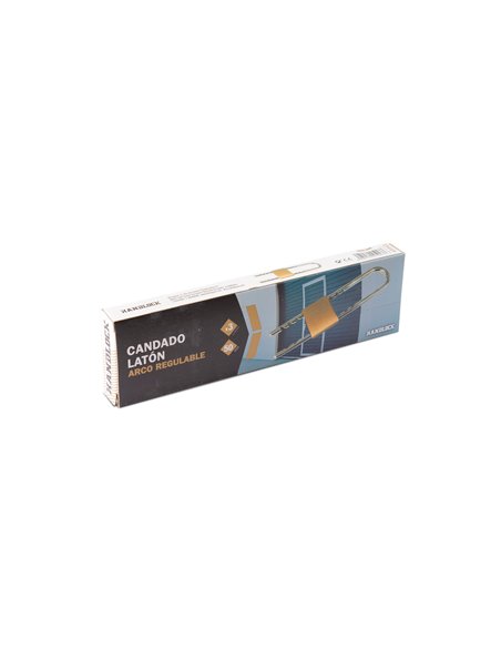 Candado Laton Handlock Arco Reg 50mm