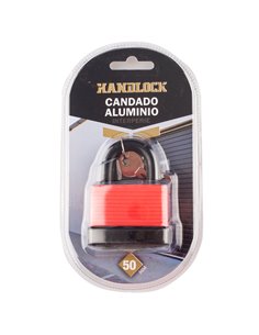 Candado Handlock Intemperie 50mm Rojo 2