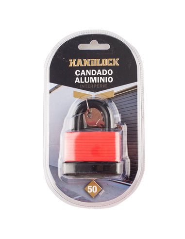 Cadeado meteorológico Handlock 40mm vermelho