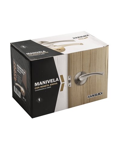 Manilla Aluminio Roseta 65mm Oro Brillo