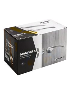 Manilla Aluminio Roseta 65mm Oro Mate 2