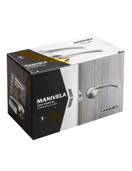Manilla Aluminio Roseta 65mm Oro Mate