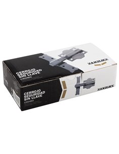 Cerrojo Handlock Sin LlaVe Cromo 2
