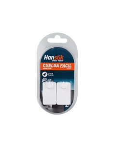 Cuelgafacil AdhesiVo Blanco 25x40mm 2 Un 2