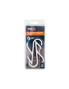 Colgador Radiador Blanco 20x105mm 2unid 2