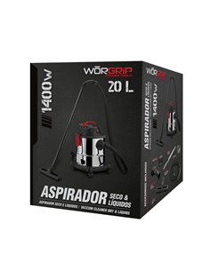Aspirador Seco-Liquido Worgrip 1400w 20l 2